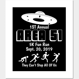 Area 51 5K Fun Run Shirt Posters and Art